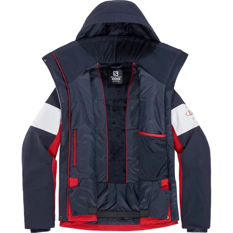 Red / Navy Salomon Speed Women's Insulated Jackets | IE RG2394